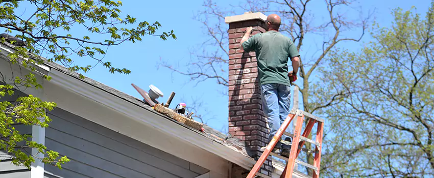 Vinyl and PVC Chimney Flashing Installation in Cudahy, WI