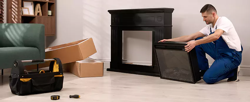 Old Rusted Metal Fireplace Repair And Replacement in Cudahy, WI