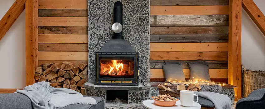 Thelin Hearth Products Direct Vent Gas Stove Fireplace Inspection in Cudahy, Wisconsin